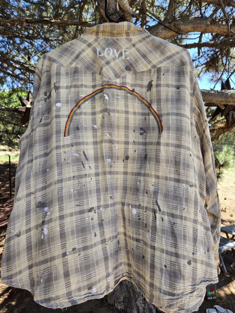 Magnolia Pearl Plaid Button-Front Shirt — Beige, Gray - Picture 2 of 2